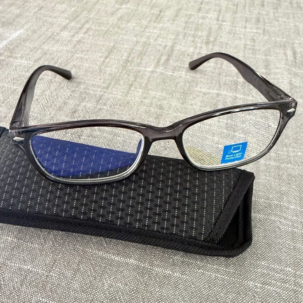 M+ Blue Light Blocking Glasses 2-Pack‎ Adrian Cryg Black UV Protection